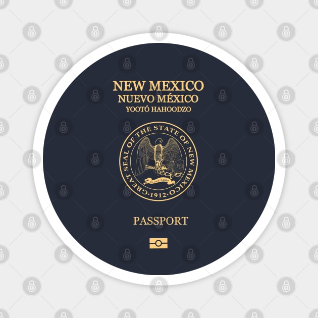 New Mexico passport Magnet by Travellers